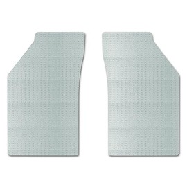 Coverking Custom Fit Vehicle Floor Mats Backed with Non-Slip Rubber Spikes and Designed for Toyota Sienna Models: Textured Top Surface, Clear