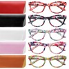 Sumkyle 5 Pack Cat Eye Reading Glasses Blue Light Blocking
