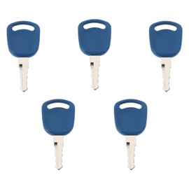 Create idea 5PCS Ignition Starter Keys 14601 82030143 Compatible with New Holland Tractor T5030 T5040 T5050 T5060 Agricultural Machinery Keys Heavy Equipment Parts