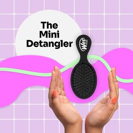 Wet Brush Mini Detangler Hair Brush, Rainbow (Sun Days) - Detangling Travel Hair Brush - Ultra-Soft IntelliFlex Bristles Glide Through Tangles with Ease - Pain-Free - All Hair Types