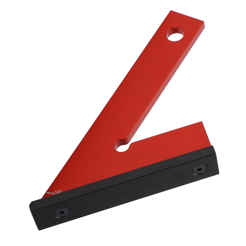 45° Machinist Engineer Square Angle Ruler Aluminum Alloy Measuring Gauging