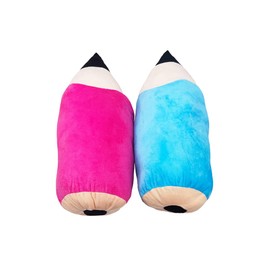 MASSJOY Large Creative Cute Pencil Plush Pillow Cushion, Men and Women Birthday Gifts. Pink-20 Inch