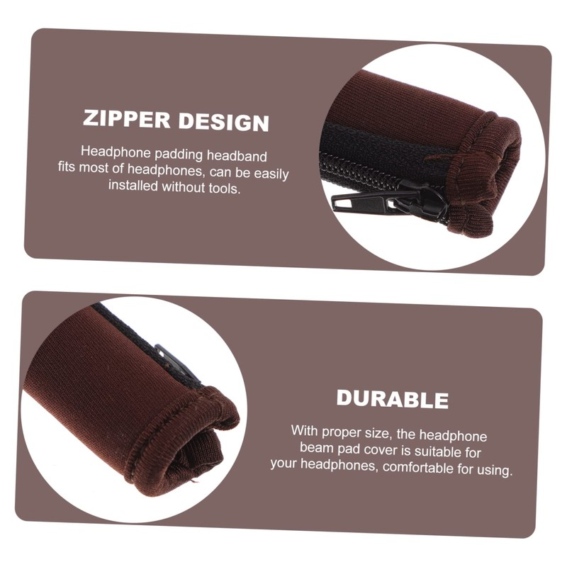 Gatuida 5pcs Headphone Beam Protector Cover PU Leather Headset Padding