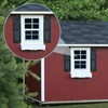 Tandefio 2 Pack 14''x21'' White Shed Window, Sliding Windows with