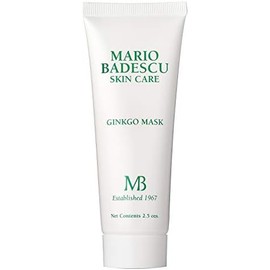 Mario Badescu Ginkgo Mask, mascarilla hidratante para el cuidado de la piel para hombres y mujeres con manteca de karité y vitamina E, mascarilla facial nutritiva para una tez más suave, tersa y radiante, 70 gr