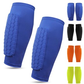 1 Pair Shin Pads Children's Football, Shockproof Shin Pads for Football, Shin Pads Adults, Teenagers Football Shin Guards, Calf Protection for Football, Basketball, Cycling, Climbing