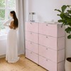 Fititem Pink Wallpaper Peel and Stick Crocodile Wallpaper 3D 78.7”×17.3”