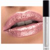 Mynena Clear with Silver White Metallic Lip Topper | High-Shine,
