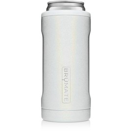BrüMate Brumate Hopsulator Slim 12oz Slim Can - Glitter, Glitter White