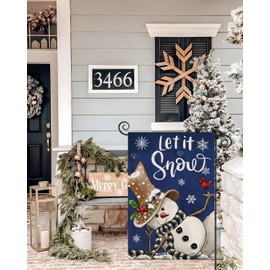 Christmas garden flags 12x18 inch double sided 3-CHRIST-10