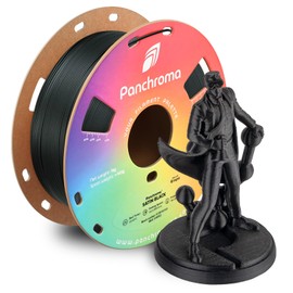 Polymaker Panchroma PLA Filament, Satin Black 1.75mm 3D Printing Filament, 3D Printer PLA Filament, Fit Most FDM 3D Printers, 1kg Spool (2.2lbs)