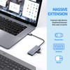 USB to HDMI Adapter, 5-in-1 USB hub 3.0 with HDMI