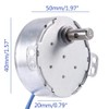 6PCS Turntable motor Synchronous Synchron Motor 50/60Hz AC 100~127V CCW/CW