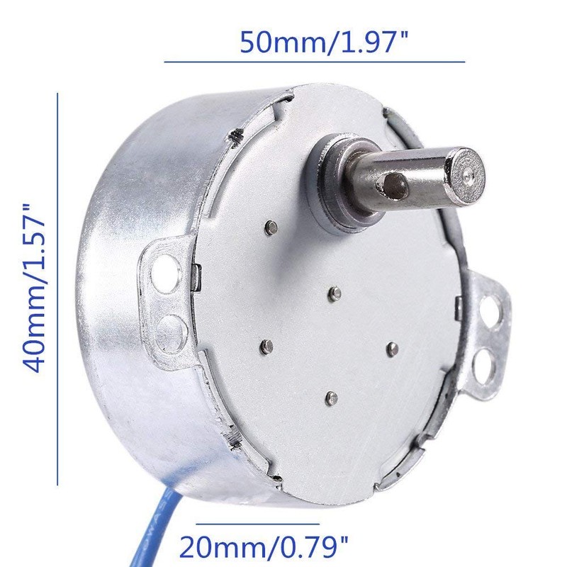 6PCS Turntable motor Synchronous Synchron Motor 50/60Hz AC 100~127V CCW/CW