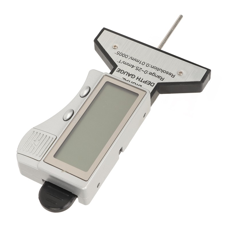 Digital Tire Depth Gauge Accurate Zeroable Car Tyre Meter Measurer