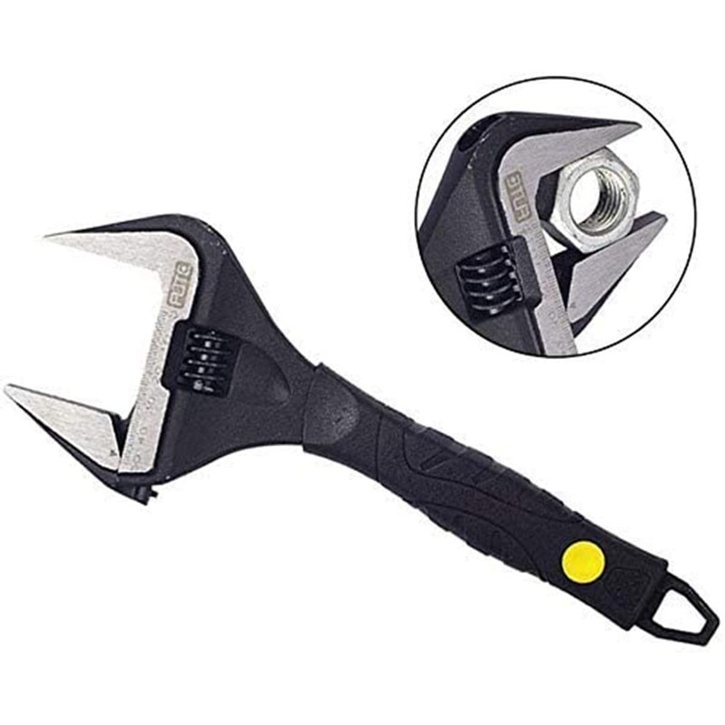 Adjustable Spanner 165mm,Adjustable Wrenches Shifter Spanners Extra Wide Jaw Shifting