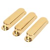 3Pcs Electric Guitar Single Coil Pickup Cover Copper Instrument Accessory
