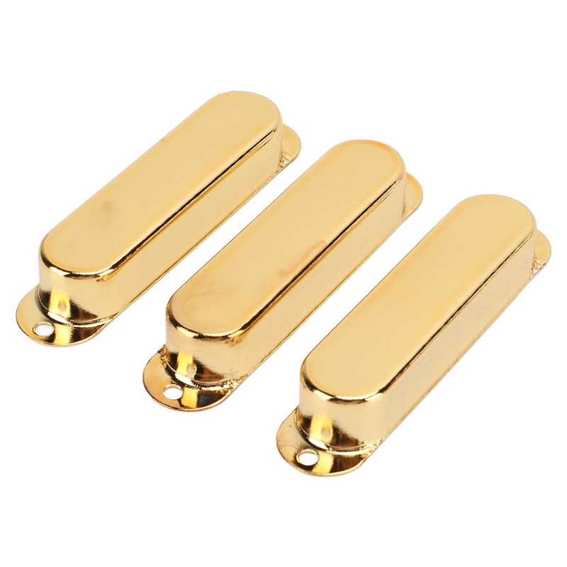 3Pcs Electric Guitar Single Coil Pickup Cover Copper Instrument Accessory
