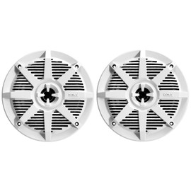 BOSS Audio Systems MR52W 5.25 inch Marine Boat Stereo Speakers - 150 Watts Coaxial, 2 Way, Full Range, 4 Ohms, Weatherproof, Sold in Pairs