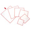 Taka Seal Sheet Red Frame Thick No. 8 26-2108