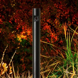 Sea Gull Lighting 2269223 Outdoor Posts Aluminum-Post with Photo Cell, Black