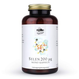 Selenium 200 mcg capsules • 180 capsules (6 month stock) • High dosage • Pure Selenium • Without magnesium stearate • German premium quality • Kräuterhandel Sankt Anton