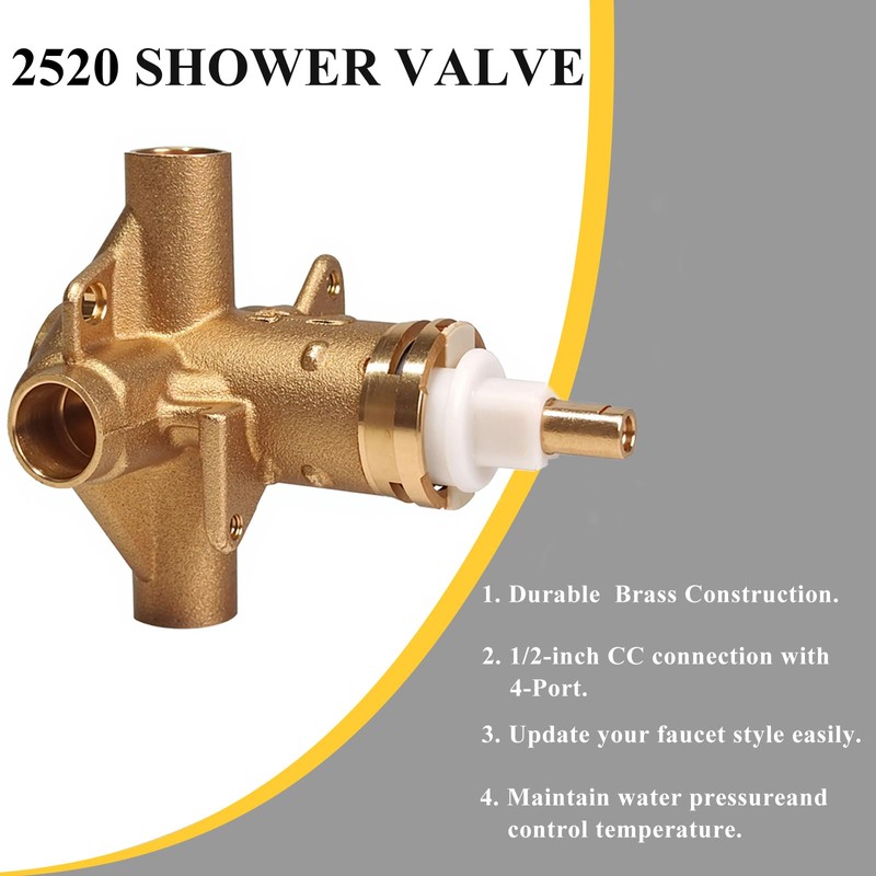Replacement for 2520 Posi-Temp Valve, Compatible with 2520 Pressure Balancing