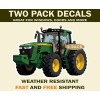 Rustic River Prints John Deere Tractor Decal Stickers John Deere