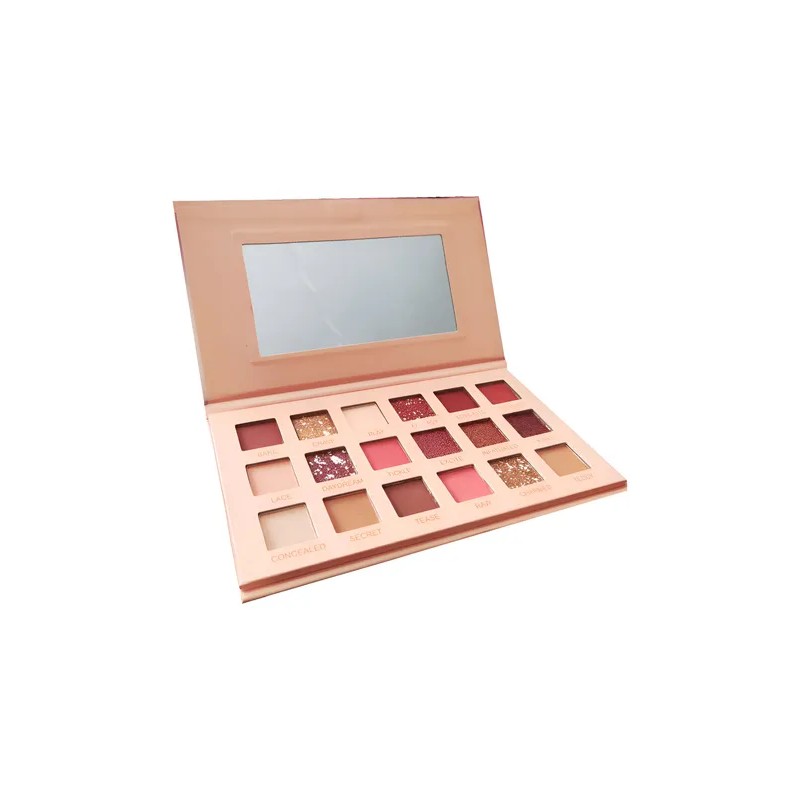 Paletá De Sombras Bare Maquillaje Para Ojos18 Tonos Neutros
