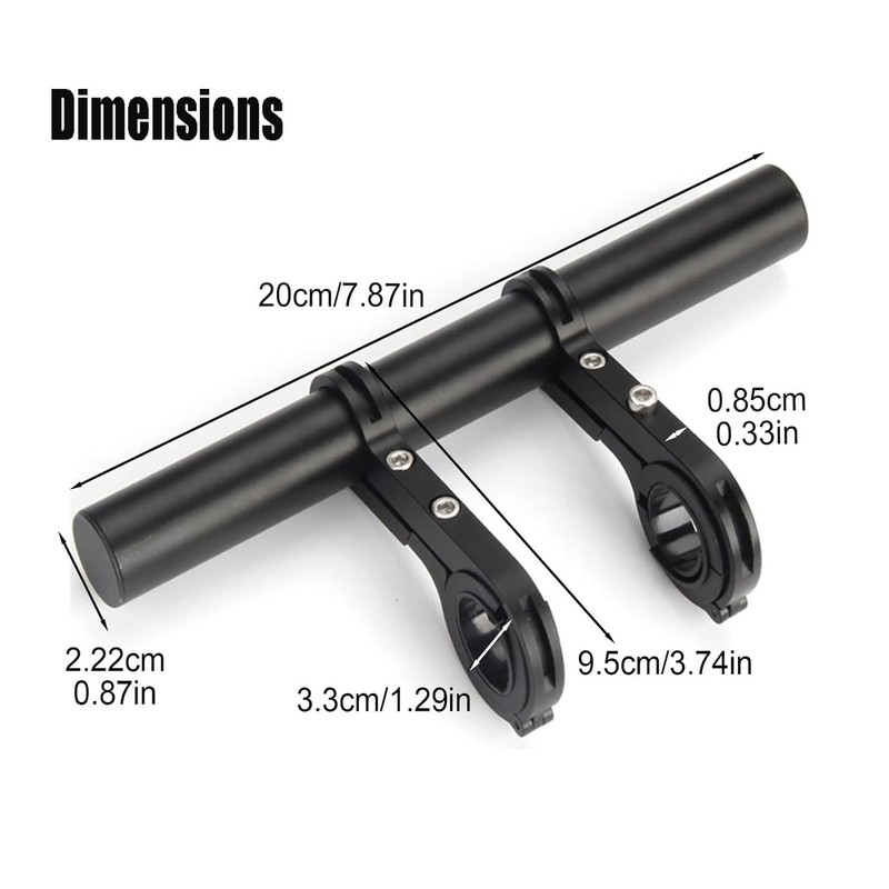 Roczential 20cm Professional Handlebar Extension Frame Bike Handlebar Extend Bracket