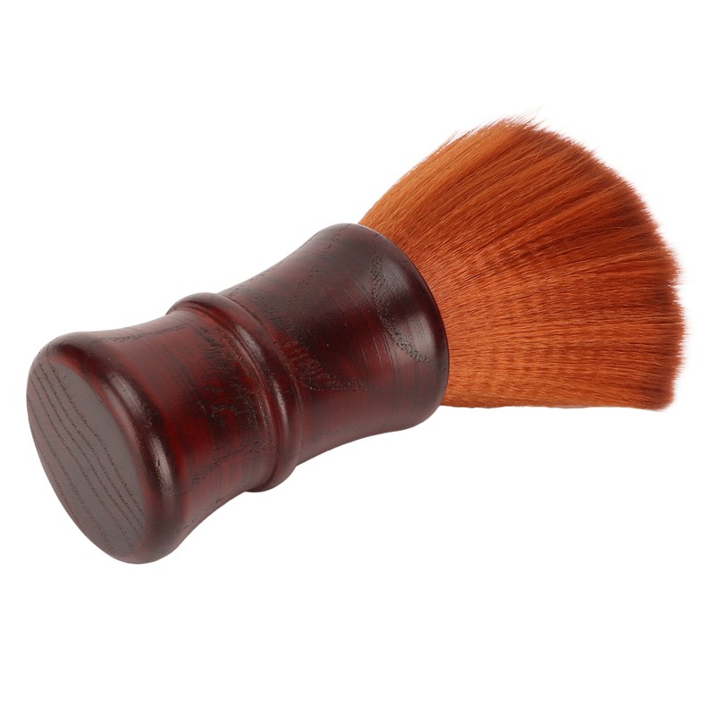 Men Beard Brush Soft Nylon Hair Wooden Handle Beard Grooming