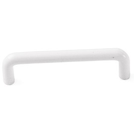 Laurey 34942 3.75 Inch - 96mm Plastic Wire Cabinet Hardware Pull - White