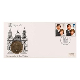Goldhahn UK No 884-885 FDC First Day Letter Lady Diana Prince Charles Collectors Stamps