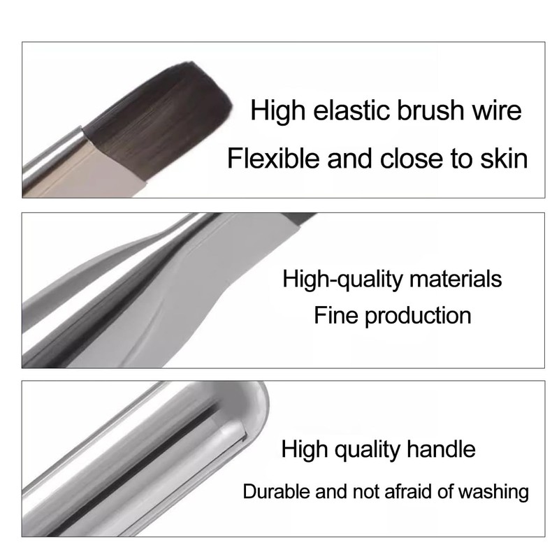 HASAGEI Ultra Thin Foundation Brush, Foundation Make-up Pinsel, Flat Top