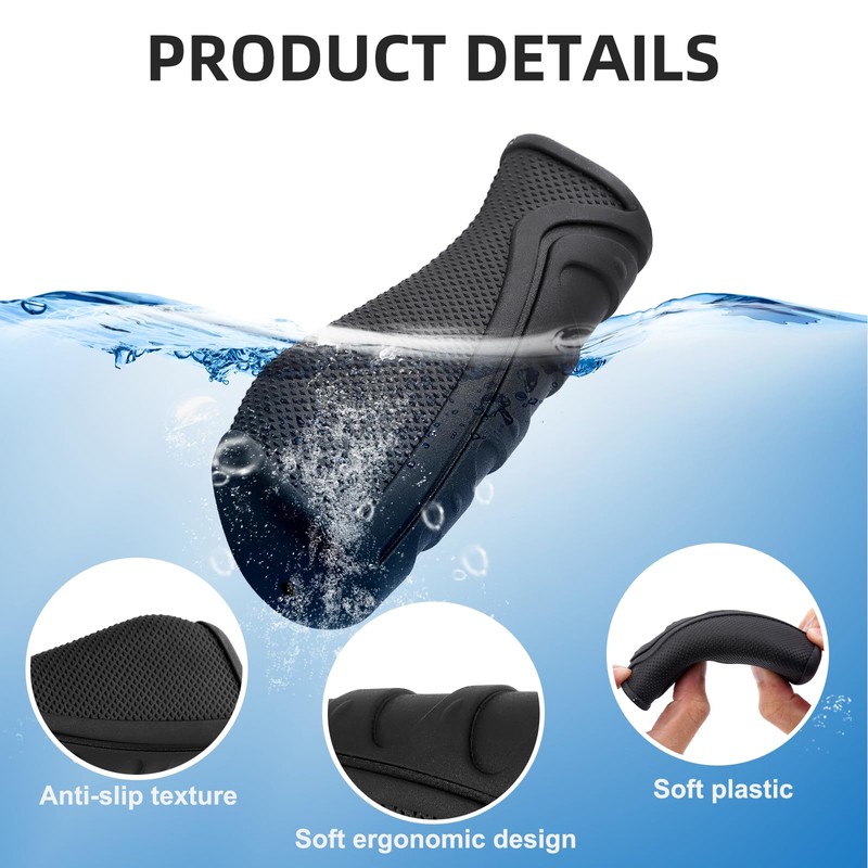 YIBEICO Handle Grip Replacement Parts for Drive Wheelchair, Anti-Slip Hand