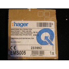 Hager EMS005 S-Type 1 Module (S) Short Circuit – Short Circuit (16 A, 17.5 MM, 64 mm, -10 – 55 °C)