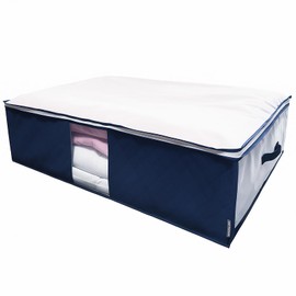 Futon Storage Bag Inico Life with Activated Carbon Sheet Front, Breathable, Thick Non-woven Fabric Futon Case with Handle, Clear Window, Futon Bag for Single - Single Long Size, Easy to Collapse