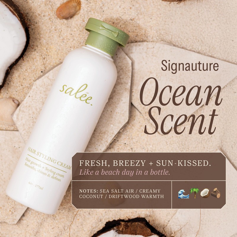 Salée- Styling Hair Cream Slickback Gel | Slick Back Hair