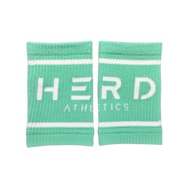 HERD Athletics Wrist Sweat Bands - Sweat Wicking Wristbands for Men and Women - Sweat Bands for Wrists - Sweat Bands for Cross Training, Weightlifting, Functional Fitness, WODs, Sports (Mint)