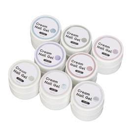 8 Colors Cream Nail UV Glue Candy Color Long Lasting Professional Solid Cream Gel Polish for Manicure