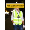 XIAKE 9 Pockets High Visibility Reflective Safety Vest, Zipper Front,