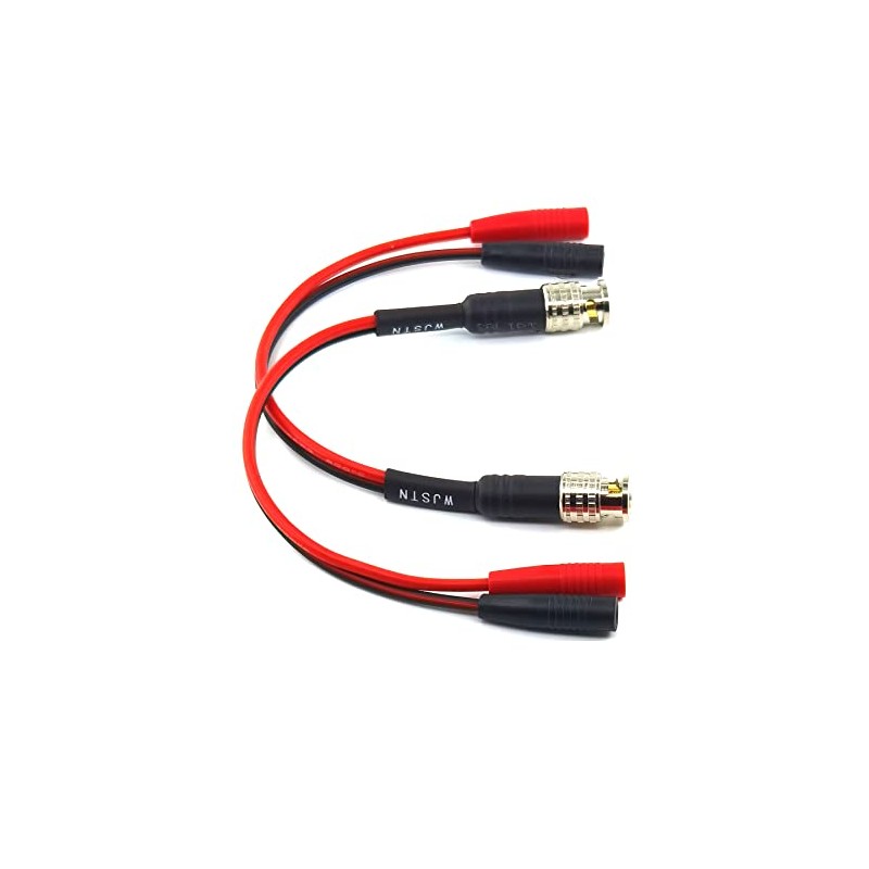 WJSTN bnc Male to 4mm Female Banana Plug Adapter,BNC Male