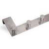 LINEA Over-The-Door Hook Rail with 6 Hooks Real Stainless Steel