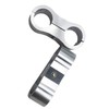4AN Nylon/Steel Braided Billet Aluminum Hose Turbo Separator 7/16 inch