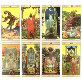 Tarot Cards, 78 Cards, Weighted Edition, Tarot Divination, Tarot of the New Vision, Japanese Instruction Manual Included (English Language Not Guaranteed)