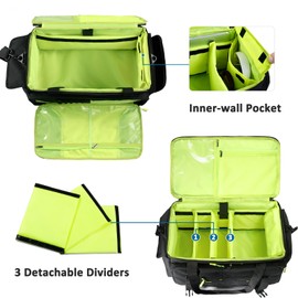 MYBAGZING Original Gig Bag - Heavy Duty Dj Bag - Dj Cable Bag - DJ Equipment Bag - Cabel Organizer Bag for Musician, Gear Storage Organizer Bag for Dj Accessories