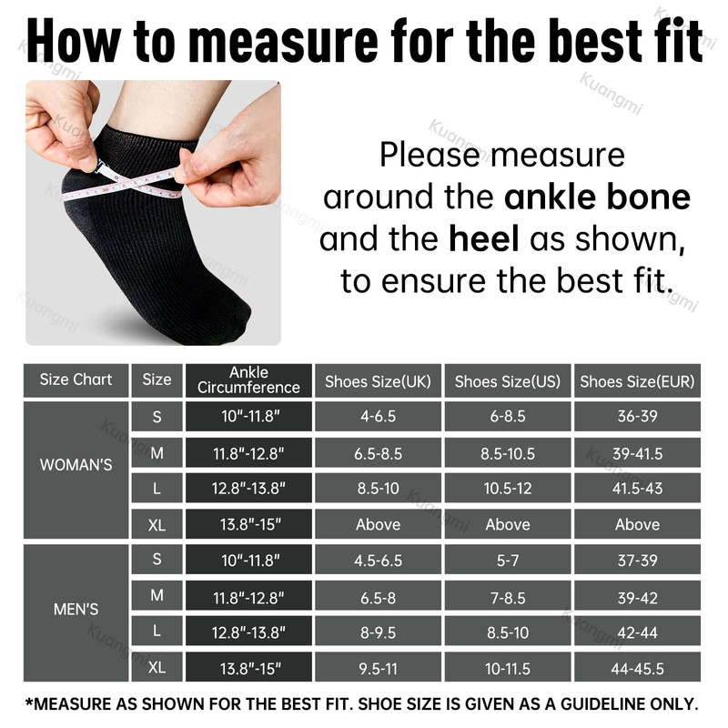 Kuangmi Ankle Brace Stabilizers Adjustable Ankle Support for Sports Protect,