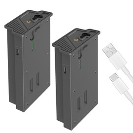 Azonpower 2-Pack 6000mAh Rechargeable Lithium Battery Pack for Hunting Cameras - Compatible with Reveal X Gen 3.0, Pro 3.0, X, X Pro, XB, SK Trail & Game Camera