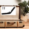 Savagrow 4pcs 180 Degree Rotatable Support Hinges Black 9" Folding