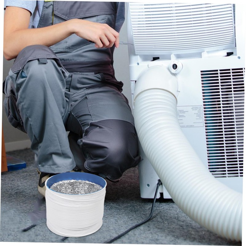 Operitacx Flexible PVC Air Conditioner Hose Vent Pipe for Drum